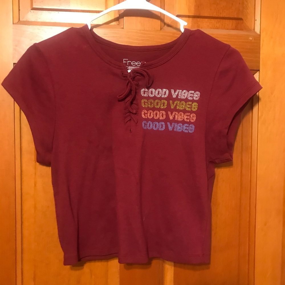 Good vibes crop top